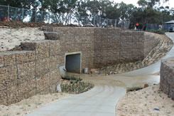 gabion retainning 벽 GRW002