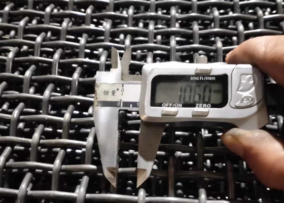 진동 스크린 망을 채굴하기 위한 65mn 고탄소강 크림프 와이어 스크린