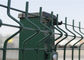 용접 된 와이어 메시 6.0mm 곡선 금속 정원 울타리 보안 PVC 코팅