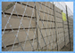 둘레 보호를 위한 용접된 면도칼 메시 담/완전한 방호벽
