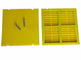 진동하는 나의 것을 위한 걸이를 가진 노란 PU 메시 폴리우레탄 스크린 패널