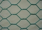 녹색 20 껌 금속 와이어 메시 입히는 장식적인 6각형 철사 그물세공 PVC