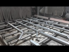 공항 서비스 지역을 위한 PVC 코팅으로 울타리가 쳐지는 브이자 형상 벤딩 곡선