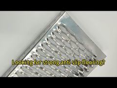 용융 아연 도금 천공 금속 메쉬 안전 격자 보도 방청