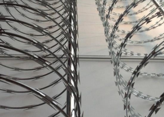 스테인레스 강 보안 반대론자 승진 블레이드 가시가 있는 교도소 철조망 레이저 와이어