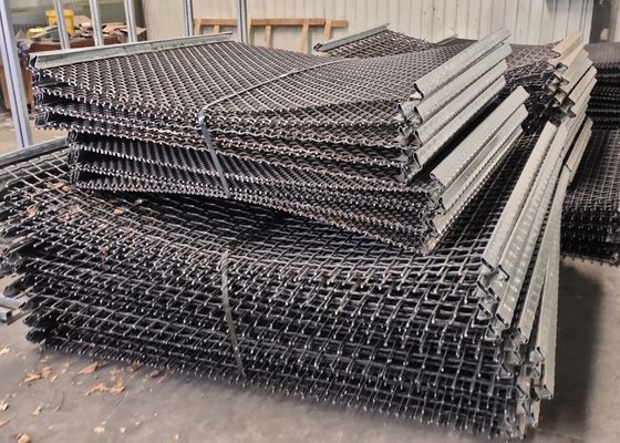 광산업 체질을 위한 스크린을 진동시키는 주름진 돌 파쇄기 와이어 메쉬