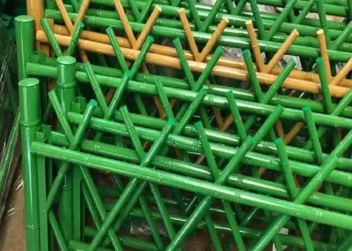 날씨에 견딜 수 있는 모형 Bambu 정원 울타리