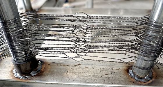 MZP 탱크 방지 금속 철망 10x10x1.4m 저시력 장벽