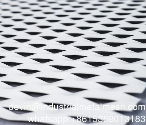 PVDF 알루미늄 확장 다이아몬드 와이어 메쉬 금속 시트