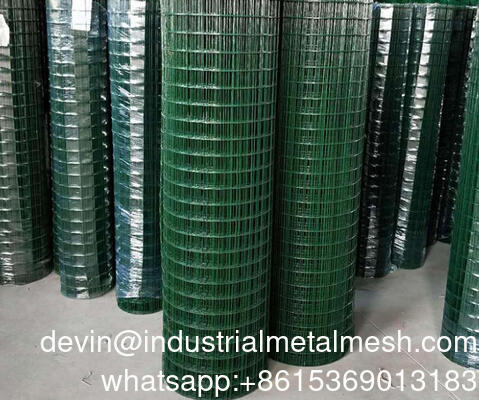 PVC Plastic Coated Welded Galvanised Wire Mesh Iron Wire Mesh
