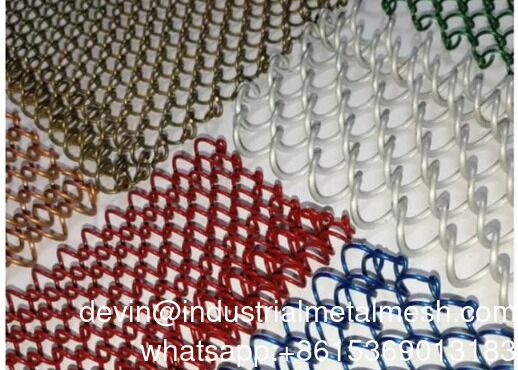 청동 장식 패션 와이어 맷 Mesh 매스 파티션 커튼 직물 스테인레스 스틸 직물 와이어 맷