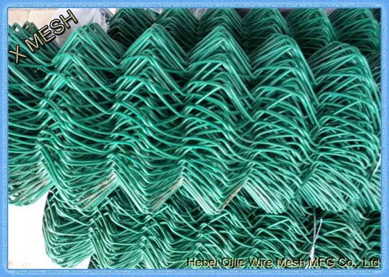 9개의 계기 시골을 위한 녹색 PVC에 의하여 입히는 착색된 체인 연결 담 고도 4개 피트 검술