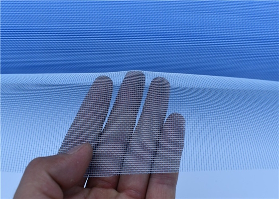 파란 백색 중합체 0.5-3m 폭을 위한 보이지 않는 모기 창 스크린