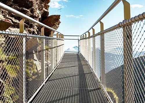 동물 인클로저 안전망을 위한 주문형 스테인레스 강 로프 메쉬는 저항하는 것 입습니다