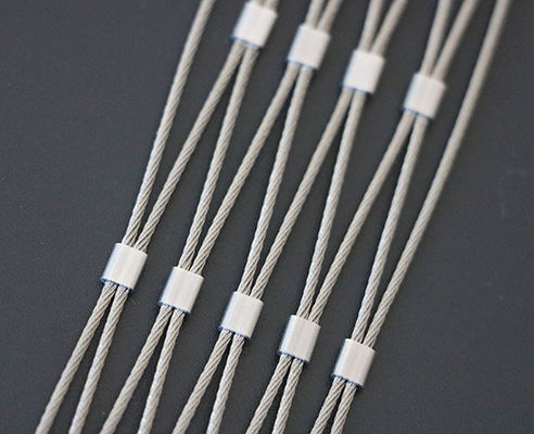 20x20mm 평직 금속 스테인레스 스틸 와이어 로프 메쉬