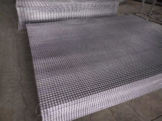 3.4mm 가연 용접 철 펜스 패널 15cm Mesh 1.22 * 2.44 검은색