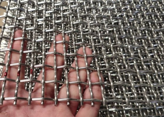 높은 튼튼성 8x13mm 오픈 스테인레스 스틸 크림 와이어 메시