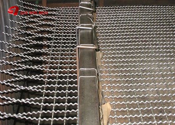 높은 튼튼성 8x13mm 오픈 스테인레스 스틸 크림 와이어 메시