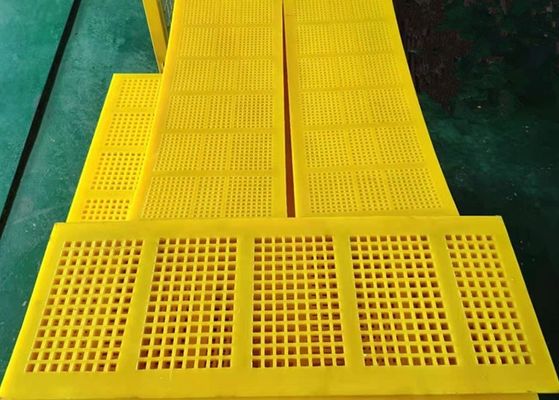 30mm 두께 폴리우레탄 모듈 스크린 패널 305*305 육각형 모양