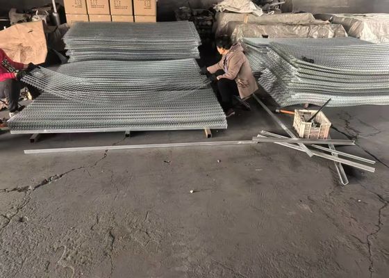 고딕체 1.6 밀리미터 두께 익스팬디드 메탈 와이어 메쉬 1.2 Ｘ 2.4 Ｍ
