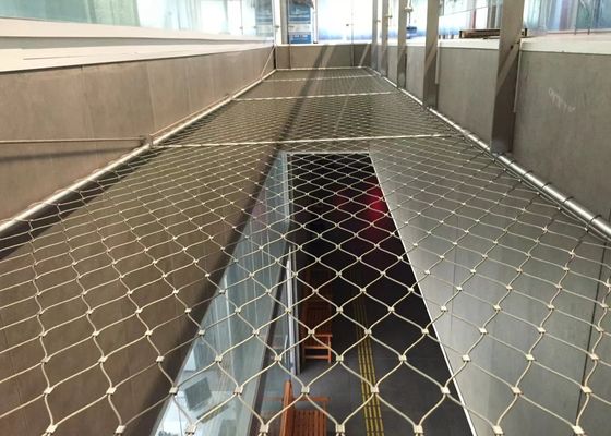 가요성 Ｘ는 난간을 위한 1.2 밀리미터 스틸 로프 메쉬를 돌봅니다