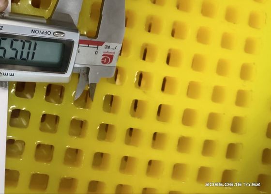 최적의 성능 30mm 두께 평면 직물 폴리유레탄 스크린  Mesh