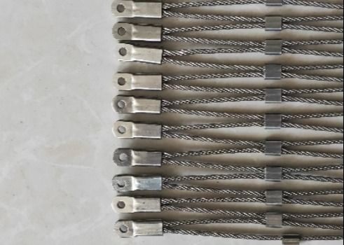 동물원을 위한 1.5 밀리미터 두께 SS 316 와이어 로프 울타리 스테인레스 강 로프 메쉬