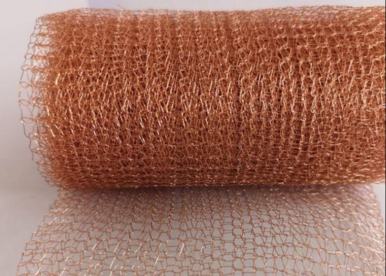 Premium Copper Wire Mesh Double Round Knitted Wire Mesh