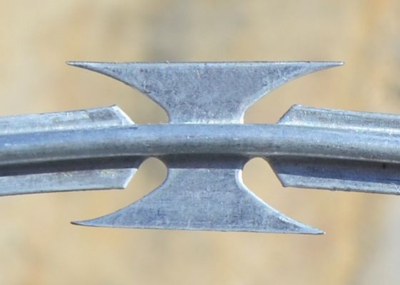 가시가 있는 Bto22 면도기 가시 철조망 코일 450 밀리미터 지름