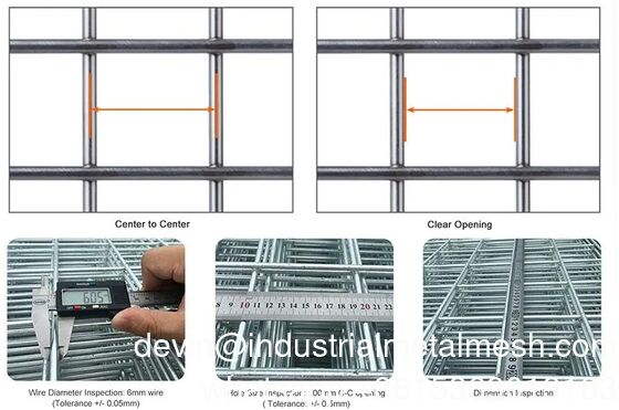 특화된 애플리케이션을 위한 레이저 절단 용접 스틸 와이어 메시 패널