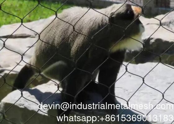 핫 세일 유연한 스테인리스 스틸 로프 메쉬 와이어 로프 메쉬