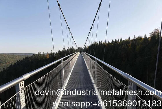 Ss 304 316 동물원 철망 스테인레스 스틸 철회 로프 조류 보호용 철망