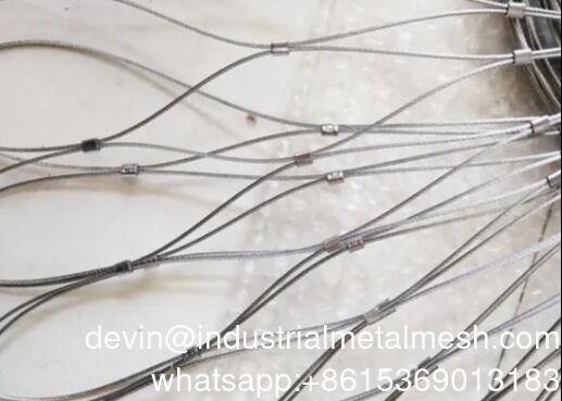 핫 세일 유연한 스테인리스 스틸 로프 메쉬 와이어 로프 메쉬
