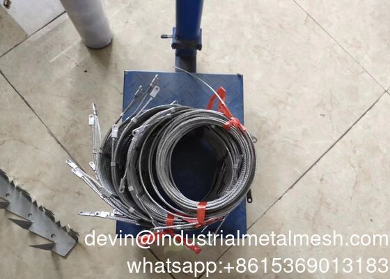 식물 등반 동물원 정원 보호 와이어 로프 페룰 매듭 케이블 로프 메쉬