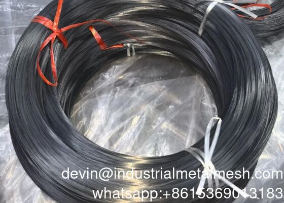 1770-2200 MPa 높은 견고성 탄소 강철 와이어 블랙 브러시 강철 와이어 0.30-1.0mm