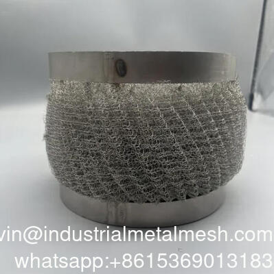 50 80 100 150 mm 두께 스테인리스 스틸 와이어 메시 데미스터 필터 패드