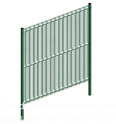 4.5mm 5.0mm PVC 코팅 밸런াইজ 된 곡선 스틸 3 굽기 웰드 와이어 메시 울타리