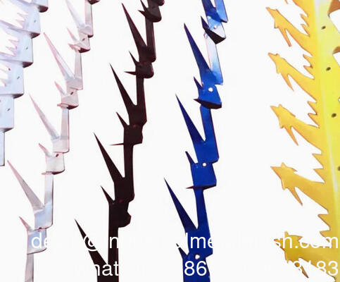 대형 5m 비둘기 닭살 스테인리스 스틸 벽 울타리 스파이크 벽 스파이크