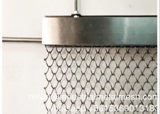 코일 드레퍼리 와이어 메시 메탈 메시 커튼 장식용 와이어 메시