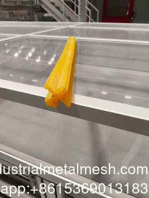 고무 표면 WS 85 진동 스크린 장비를 위해 형성 된 모듈식 스크린