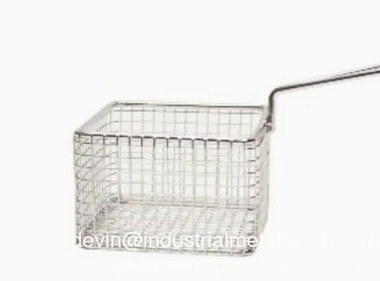 Durable Stainless Steel Frying Basket for Effortless Crispy Cooking