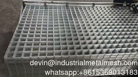 3.0mm Gaw Galvanized Welded Wire Mesh Panel Construction Steel Wire Mesh Panel Fence Panel
