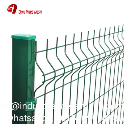 6 Gauge Panel Security Bending Garden Mesh Welded Curved 3D Fence
