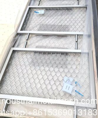 너구리 및 원숭이 보호용 직경 2mm 316 스테인리스 스틸 로프 메쉬