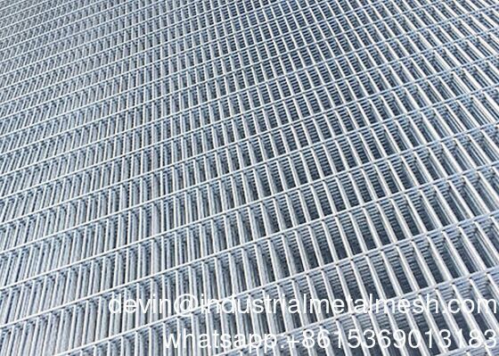 고 보안 358 반 등반 반 절단 맑은-Vu Mesh 울타리 중량 작업 장식 울타리
