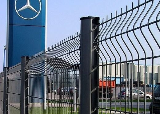 파우더는 처리된 용접된 구부러진 중금속 펜스 패널 대형 게지 폭염을 코팅했습니다