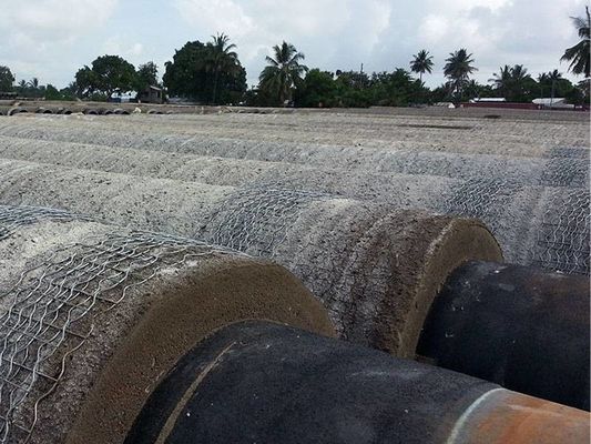 해상 파이프 라인 파이프 라인의 콘크리트 층을 강화하기 위한 반중량 용접망