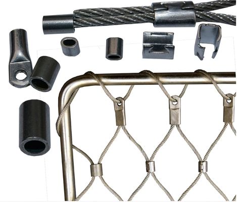 SS 304 316 유연 동물원 망원경 원숭이 케이지