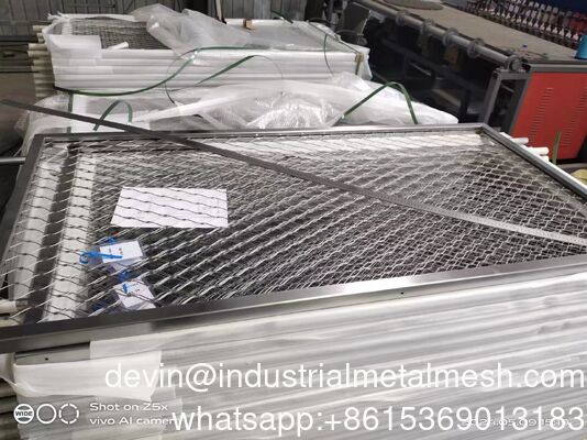 높은 보안 SUS 304 316 스테인리스 스틸 와이어 로프 케이블 페러울 맷 발코니 레일링 펜스