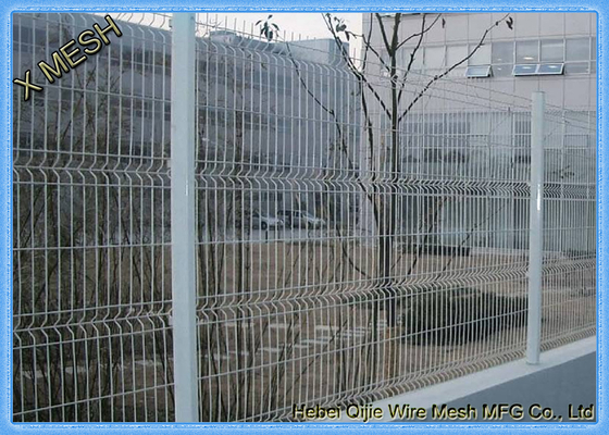 비닐 Electrostaic 페인트는 금속 담 분말 Galvanized에 의하여 용접된 철사 담을 구부렸습니다